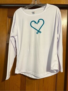 White Long Sleeve Fishing Shirt
